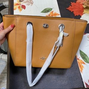 Coach Pebble Zip Tote